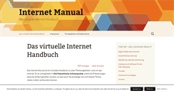 Desktop Screenshot of internet-manual.de